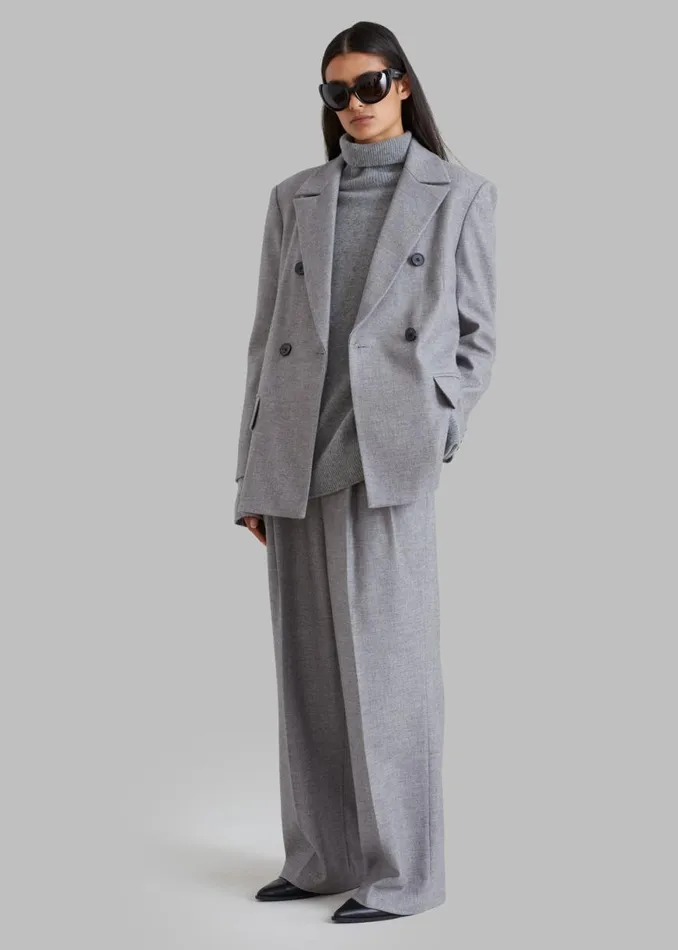 The Frankie Shop Stine Blazer 8211 Grey Shop Suits