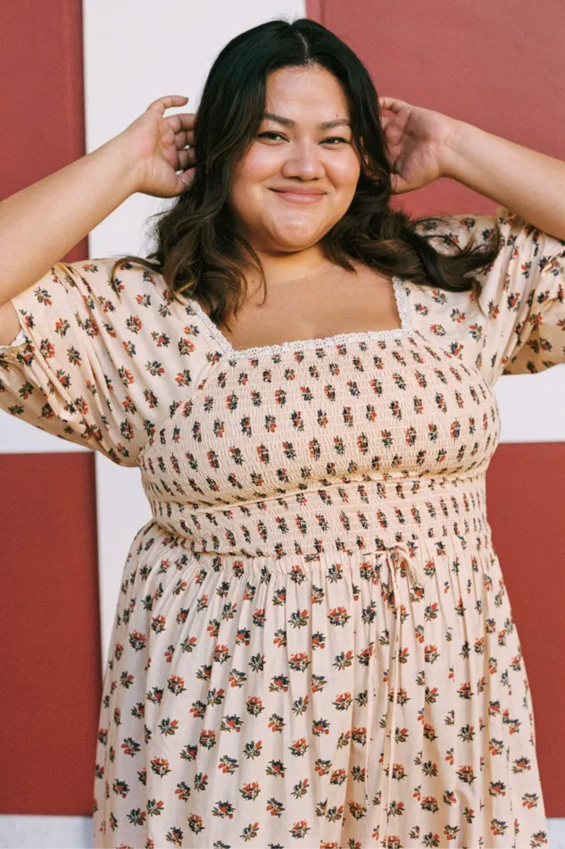 The Katrina Dress Extended Blooming Crocus Extended Sizing Christy Dawn Women