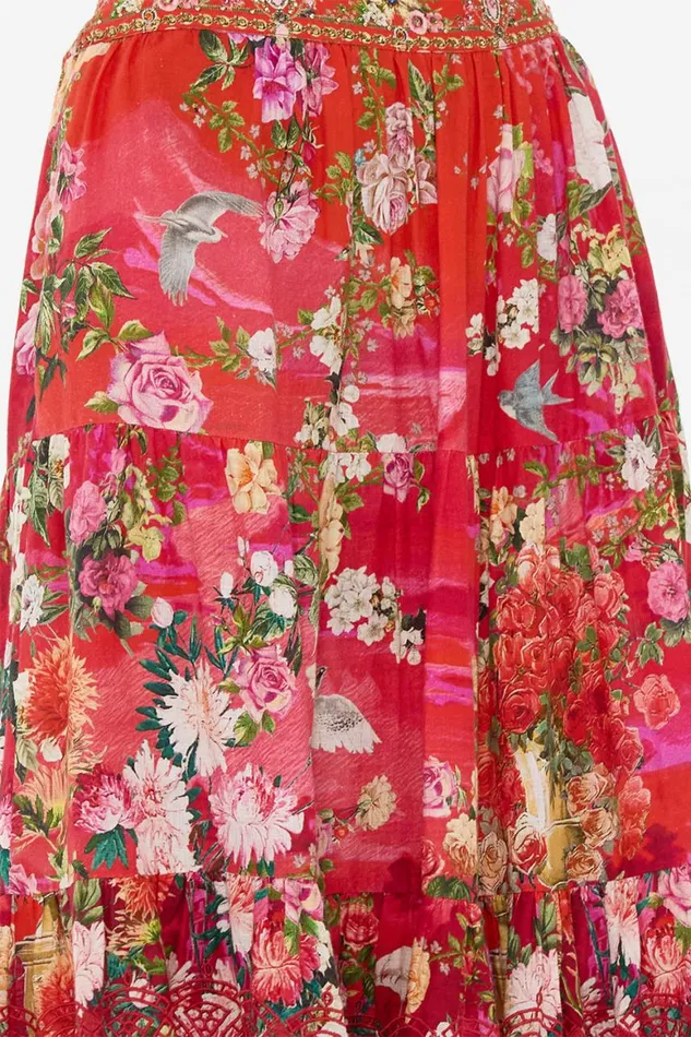 TIERED MAXI SKIRT SWEET HOME ALEXANDRIA Sweet Home Alexandria Womens Camilla Skirts