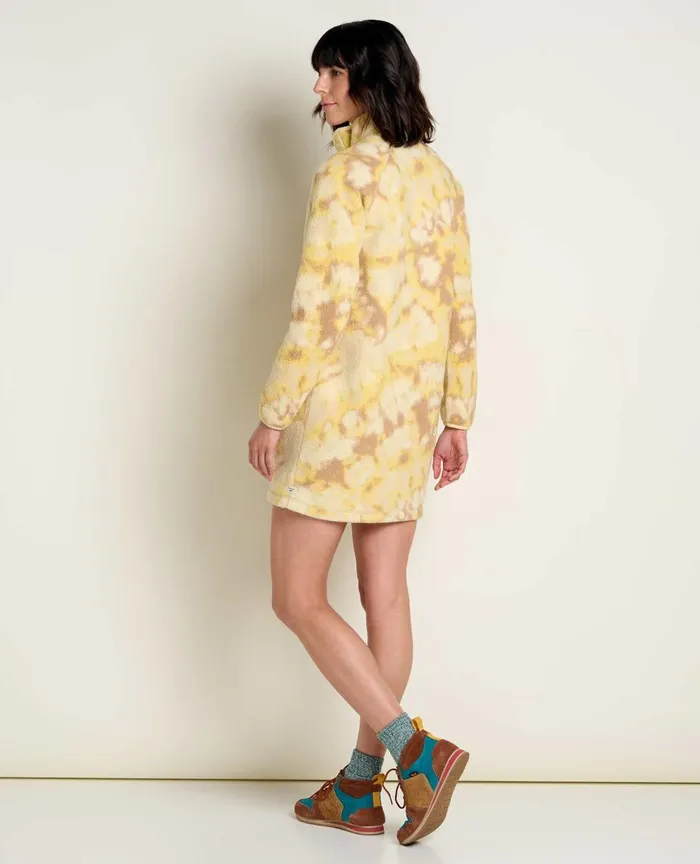 ToadandCo Dresses Campo Fleece 14 Snap Dress Barley Tie Dye Print 8211 Women039s