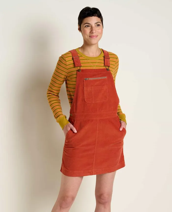 ToadandCo Dresses Scouter Cord Jumper Cinnamon 8211 Women039s