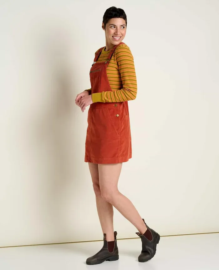 ToadandCo Dresses Scouter Cord Jumper Cinnamon 8211 Women039s