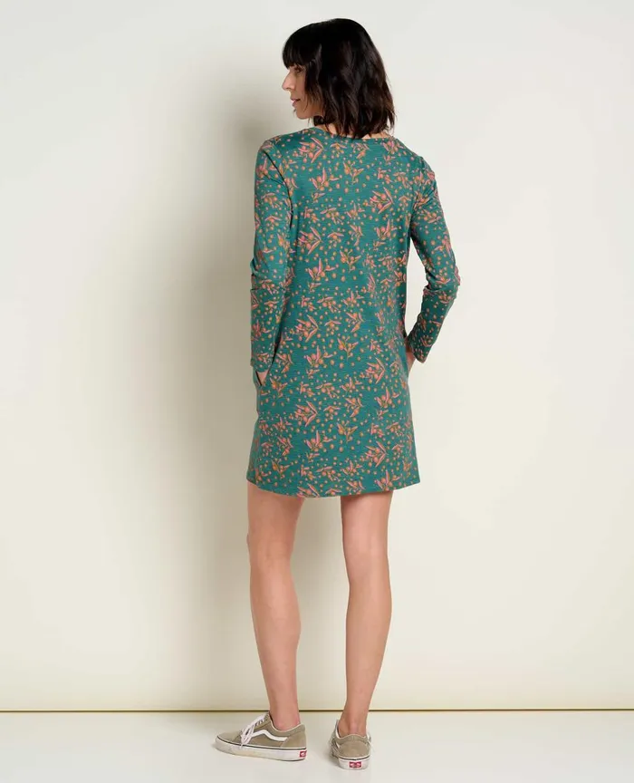 ToadandCo Dresses Windmere II Long Sleeve Dress Jasper Seedpod Print 8211 Women039s