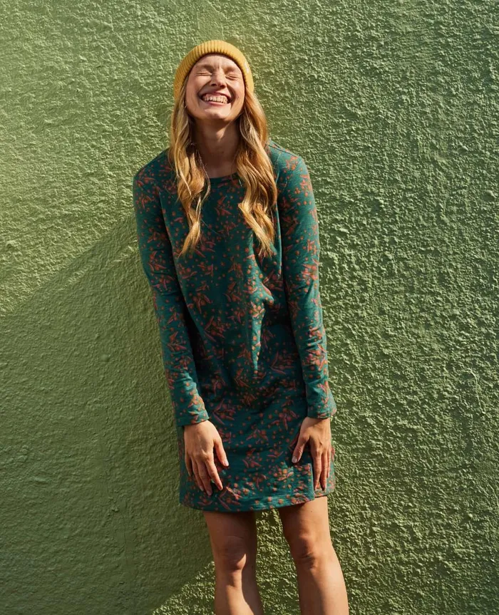 ToadandCo Dresses Windmere II Long Sleeve Dress Jasper Seedpod Print 8211 Women039s