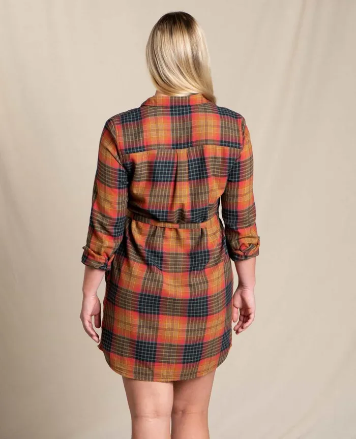 ToadandCo Flannels ReForm Flannel Shirtdress Cedar Ombre 8211 Women039s