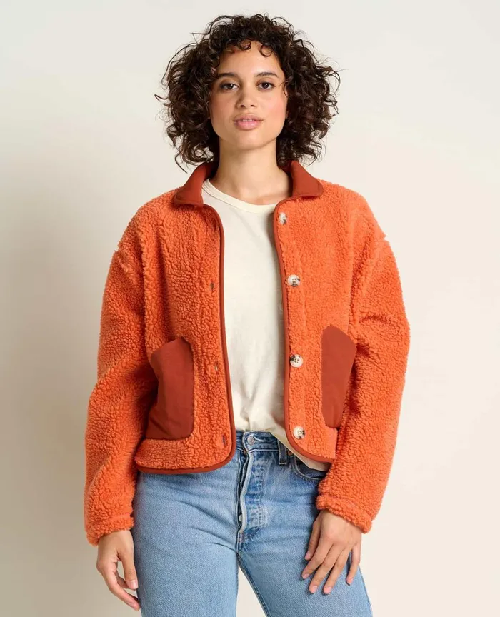 ToadandCo Jackets and Layers Sespe Jacket Papaya 8211 Women039s