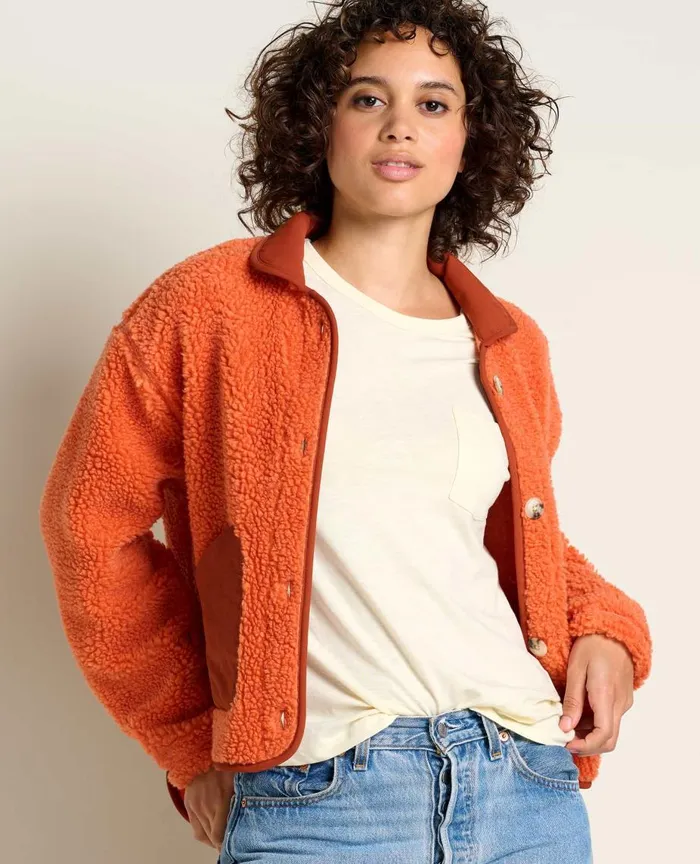 ToadandCo Jackets and Layers Sespe Jacket Papaya 8211 Women039s