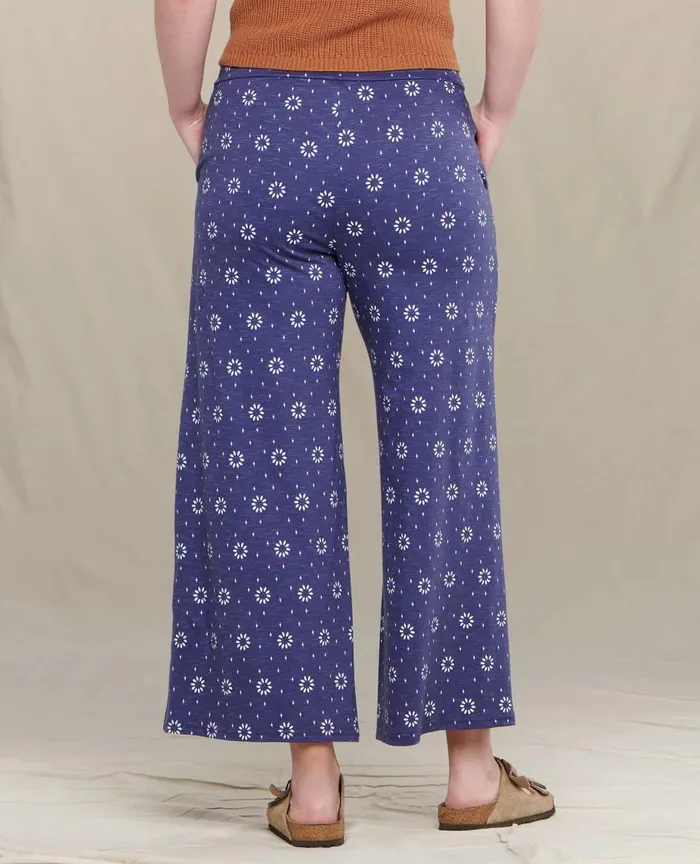 ToadandCo Pants Chaka Wide Leg Pant Iris Sunflower Print 8211 Women039s