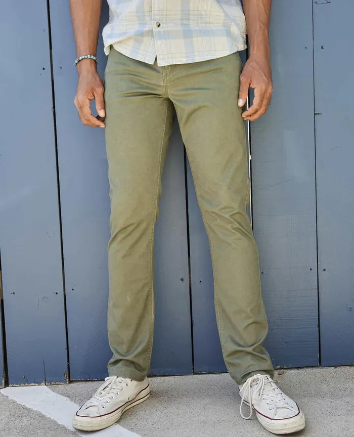ToadandCo Pants Mission Ridge 5 Pocket Lean Pant Beetle Vintage Wash 8211 Men039s