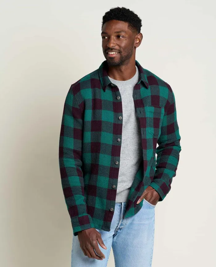 ToadandCo Shirts Sedgewick Long Sleeve Shirt Jasper Buffalo Check 8211 Men039s