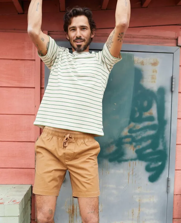 ToadandCo Shorts Mission Ridge PullOn Short Tabac Vintage Wash 8211 Men039s