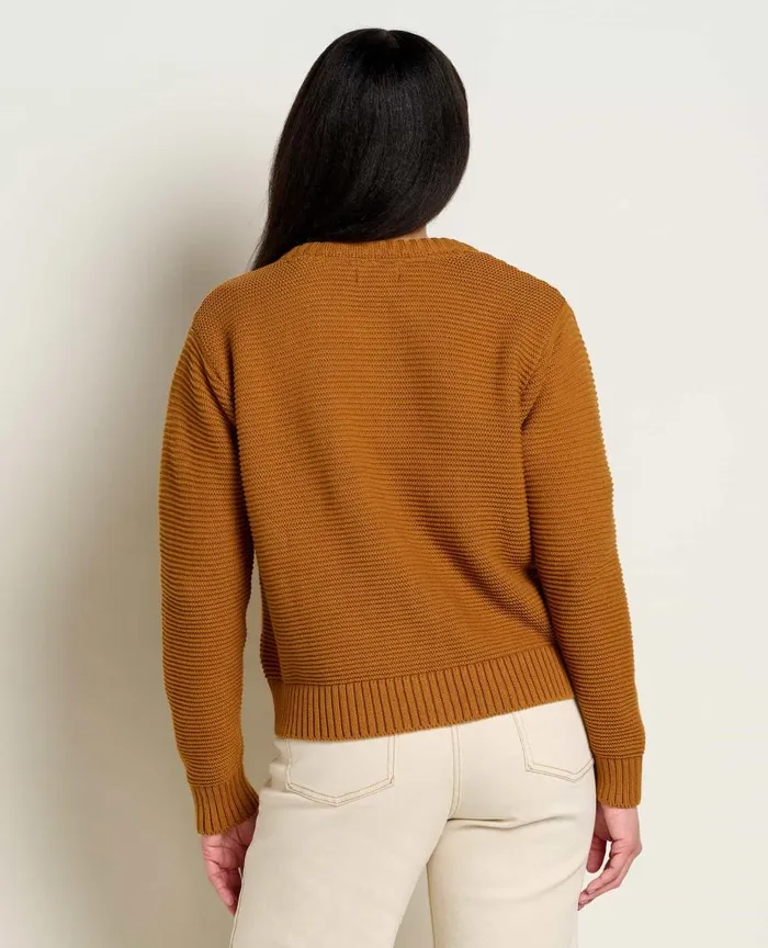 ToadandCo Sweaters Bianca Crew Cardigan Cardamom 8211 Women039s