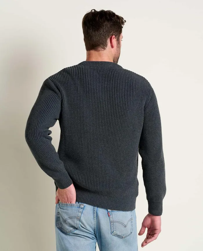 ToadandCo Sweaters Butte Crew Sweater Soot 8211 Men039s