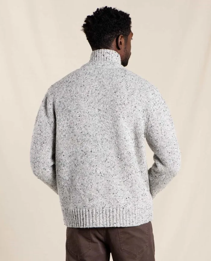 ToadandCo Sweaters Men039s Wilde Zip Sweater Heather Grey 8211 Men039s