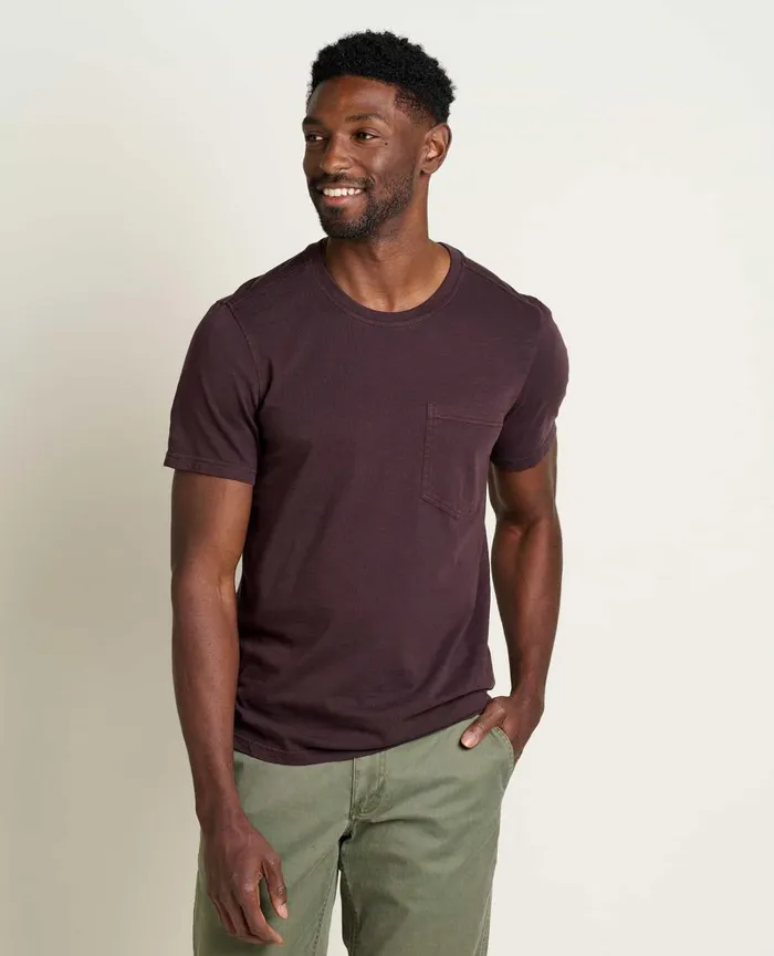 ToadandCo TShirts Men039s Primo Short Sleeve Crew Carob 8211 Men039s