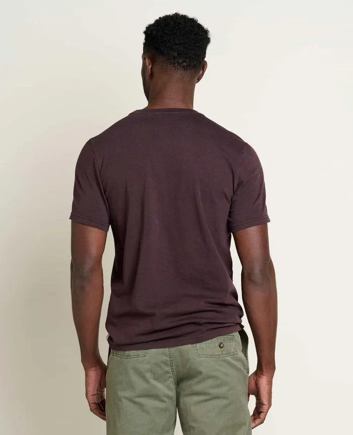 ToadandCo TShirts Men039s Primo Short Sleeve Crew Carob 8211 Men039s