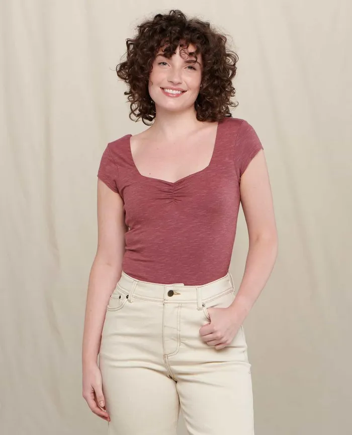 ToadandCo Tops and TShirts Gemma Short Sleeve Bodysuit Wild Ginger 8211 Women039s