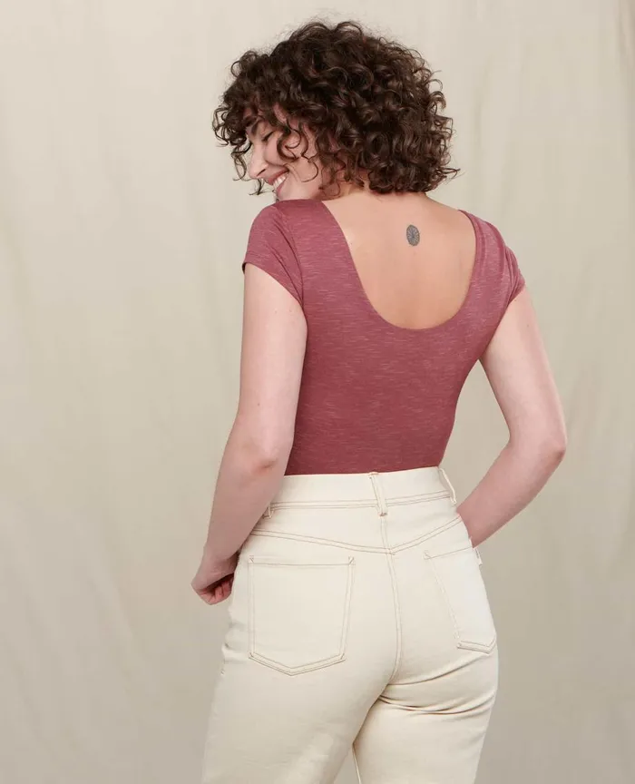 ToadandCo Tops and TShirts Gemma Short Sleeve Bodysuit Wild Ginger 8211 Women039s