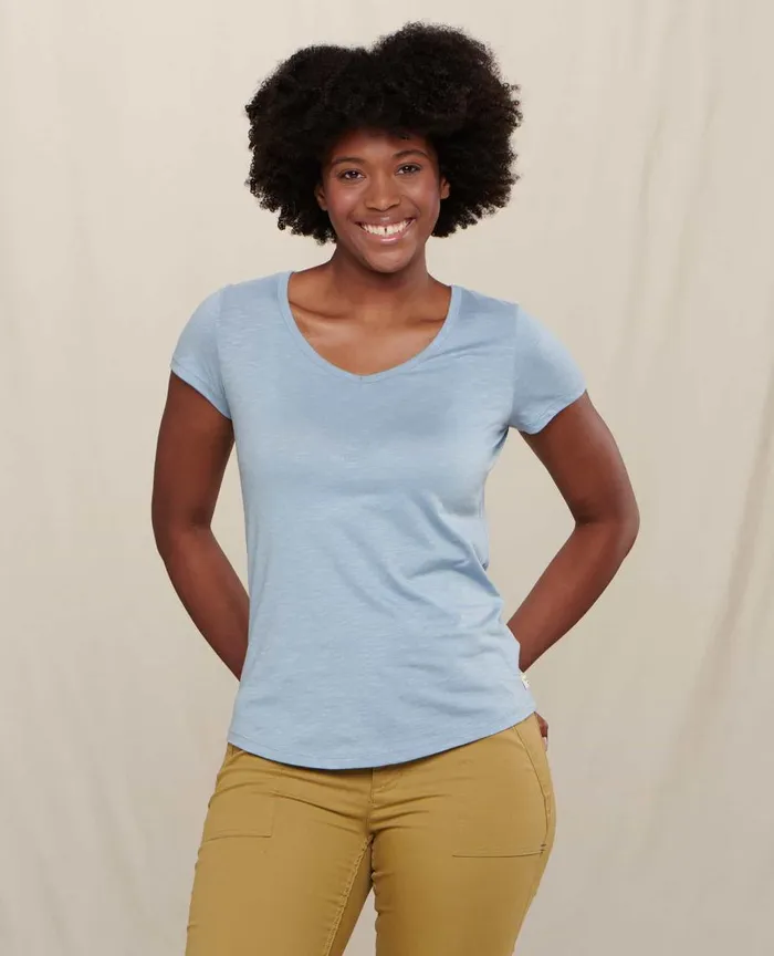 ToadandCo Tops and TShirts Marley II Short Sleeve Tee Weathered Blue 8211 Women039s