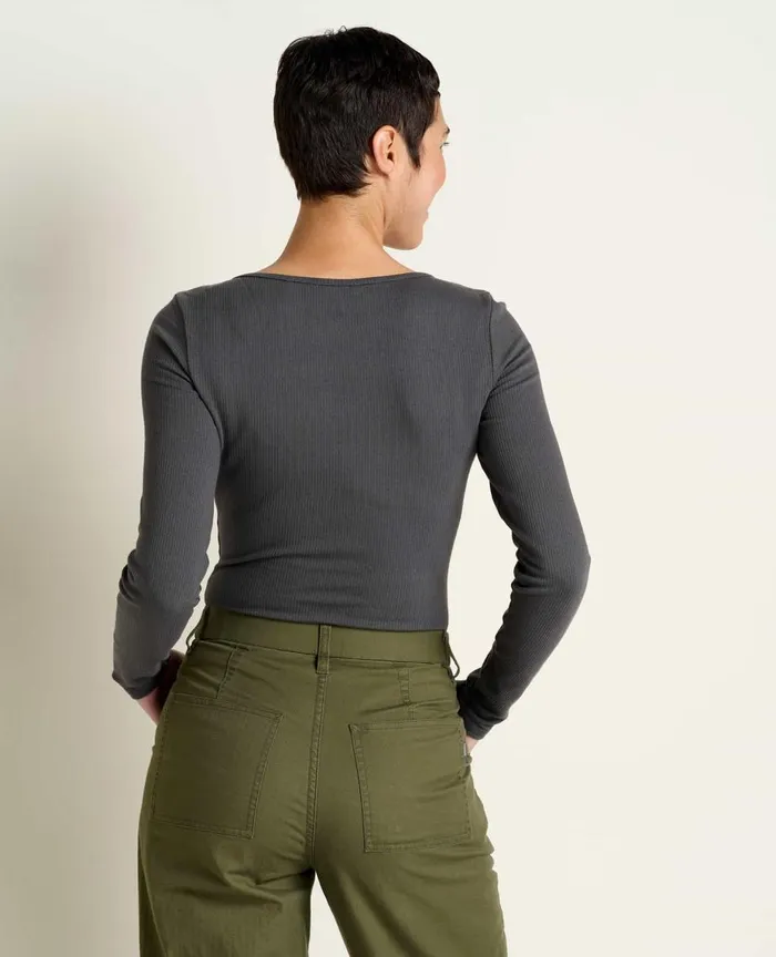 ToadandCo Tops and TShirts Ponderosa Long Sleeve Bodysuit Soot 8211 Women039s