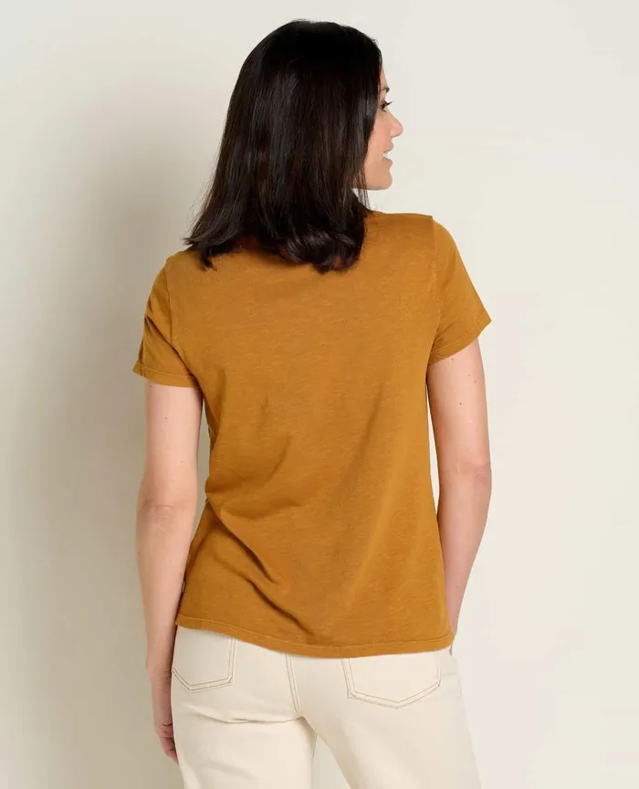 ToadandCo Tops and TShirts Women039s Primo Crew Embroidered Pocket Cross Stitch 8211 Women039s