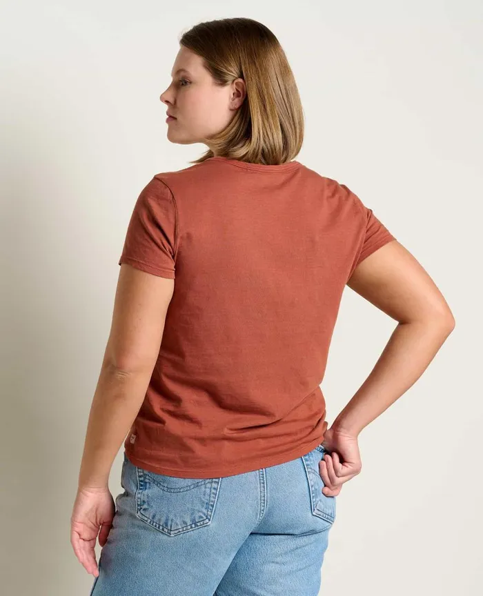 ToadandCo Tops and TShirts Women039s Primo Short Sleeve Crew Cinnamon 8211 Women039s