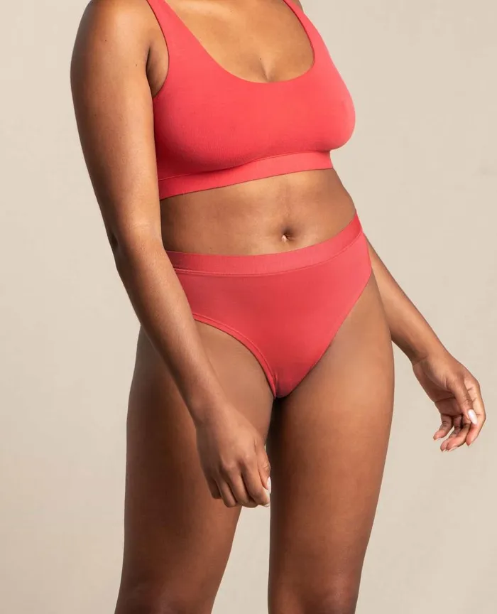 ToadandCo Underwear and Accessories High Rise Bikini Lingonberry 8211 Women039s
