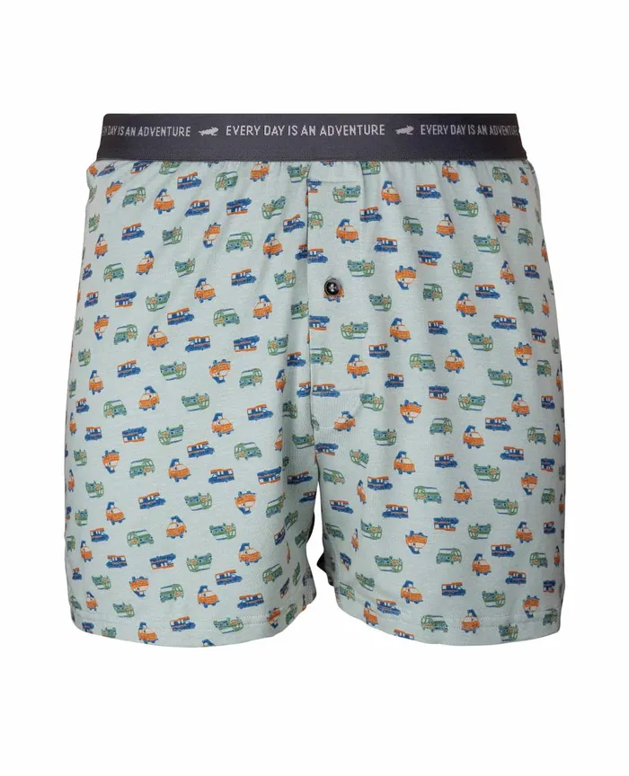 ToadandCo Underwear and Accessories Men039s Boxer Groovy Vans Print 8211 Men039s