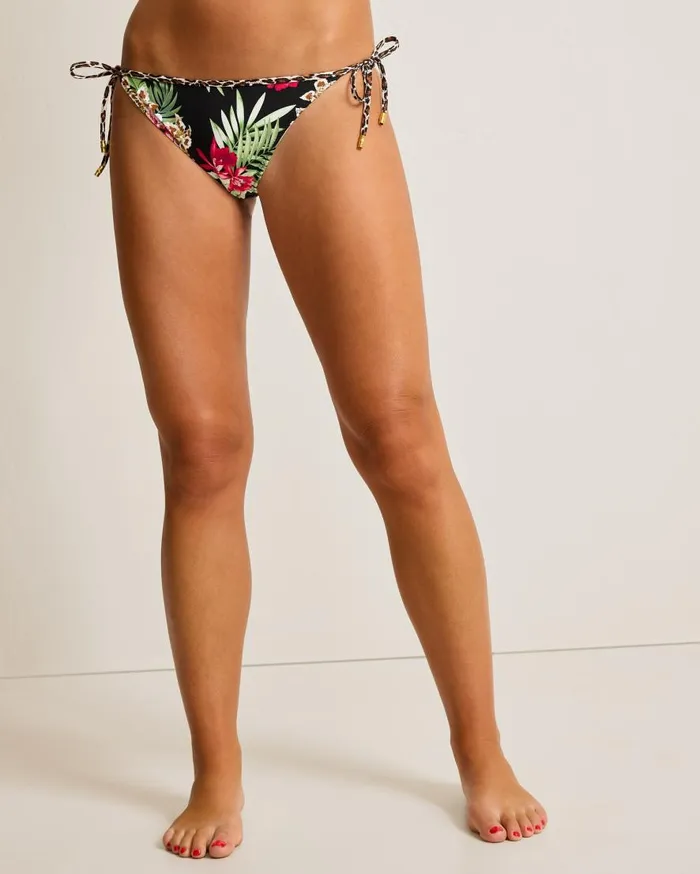 Tommy Bahama Bikini Bottoms Lily Cat Reversible String Bikini Bottoms Black Rev 8211 Women Tommy Bahama Bikini Bottoms Lily Cat Reversible String Bikini Bottoms Black Rev 8211 Women
