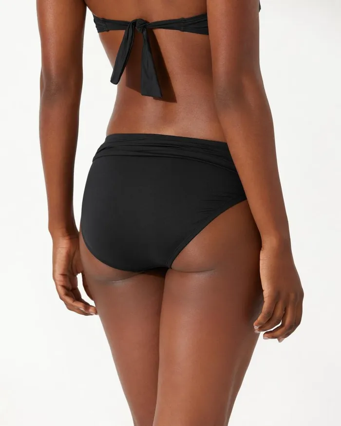 Tommy Bahama Bikini Bottoms Pearl HighWaist Hipster Bikini Bottoms Black 8211 Women Tommy Bahama Bikini Bottoms Pearl HighWaist Hipster Bikini Bottoms Black 8211 Women
