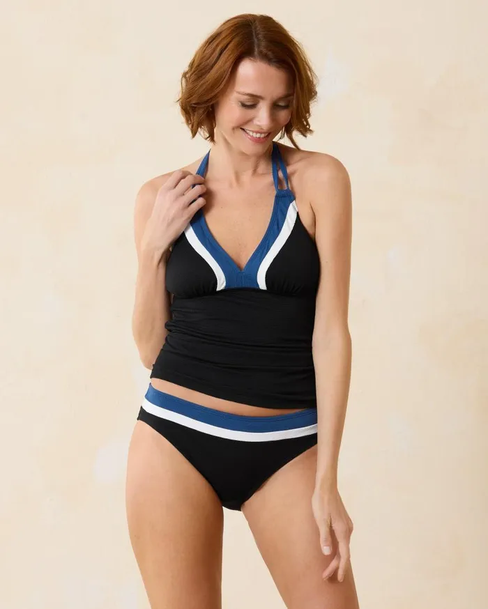 Tommy Bahama Bikini Tops Island Cays Colorblock Halter Tankini Top Indigo Tide 8211 Women Tommy Bahama Bikini Tops Island Cays Colorblock Halter Tankini Top Indigo Tide 8211 Women