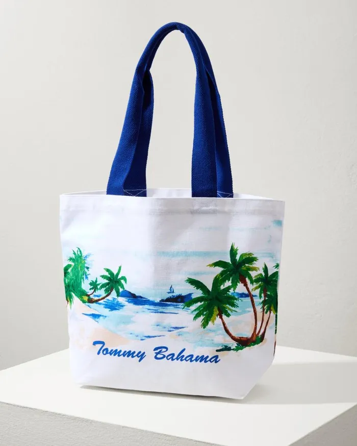 Tommy Bahama Handbags and Clutches Beach Print Reusable Tote Multicolor 8211 WomenBeach and Home