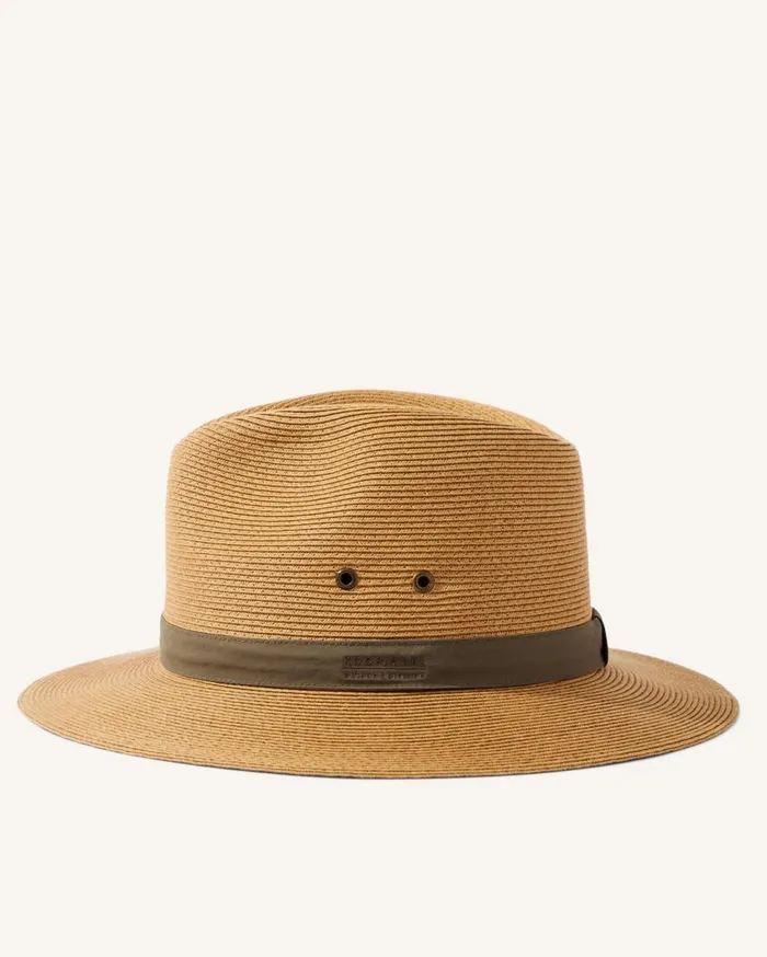 Tommy Bahama Hats and Caps Lindeman Packable Safari Hat Tea 8211 Men
