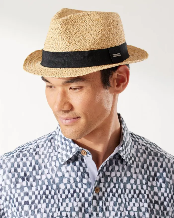 Tommy Bahama Hats and Caps Palm Springs Fedora Hat Natural 8211 Men Tommy Bahama Hats and Caps Palm Springs Fedora Hat Natural 8211 Men