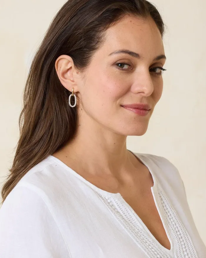 Tommy Bahama Jewelry Sanibel Island Crystal Link Drop Earrings Gold 8211 Women Tommy Bahama Jewelry Sanibel Island Crystal Link Drop Earrings Gold 8211 Women