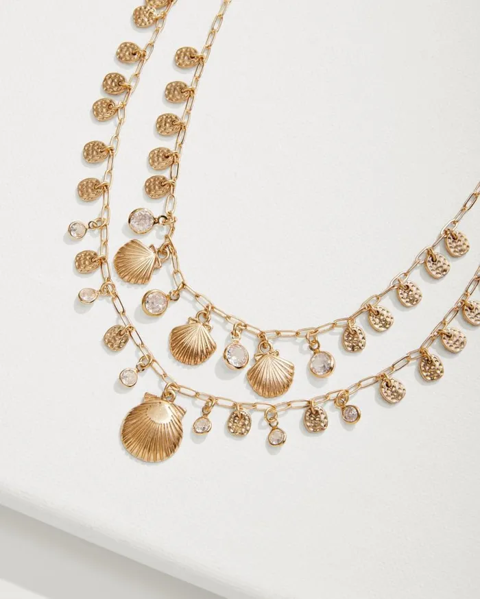 Tommy Bahama Jewelry Seaside Layered Charm Statement Necklace Gold 8211 Women Tommy Bahama Jewelry Seaside Layered Charm Statement Necklace Gold 8211 Women
