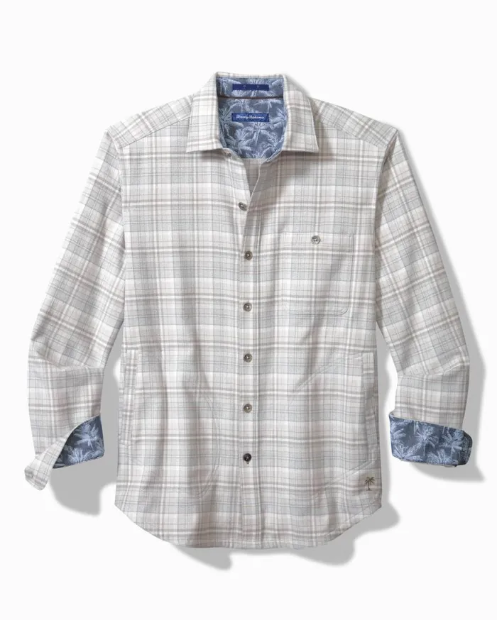 Tommy Bahama Shirts Coastal Vibes Shirt Jacket Summer Grey 8211 Men