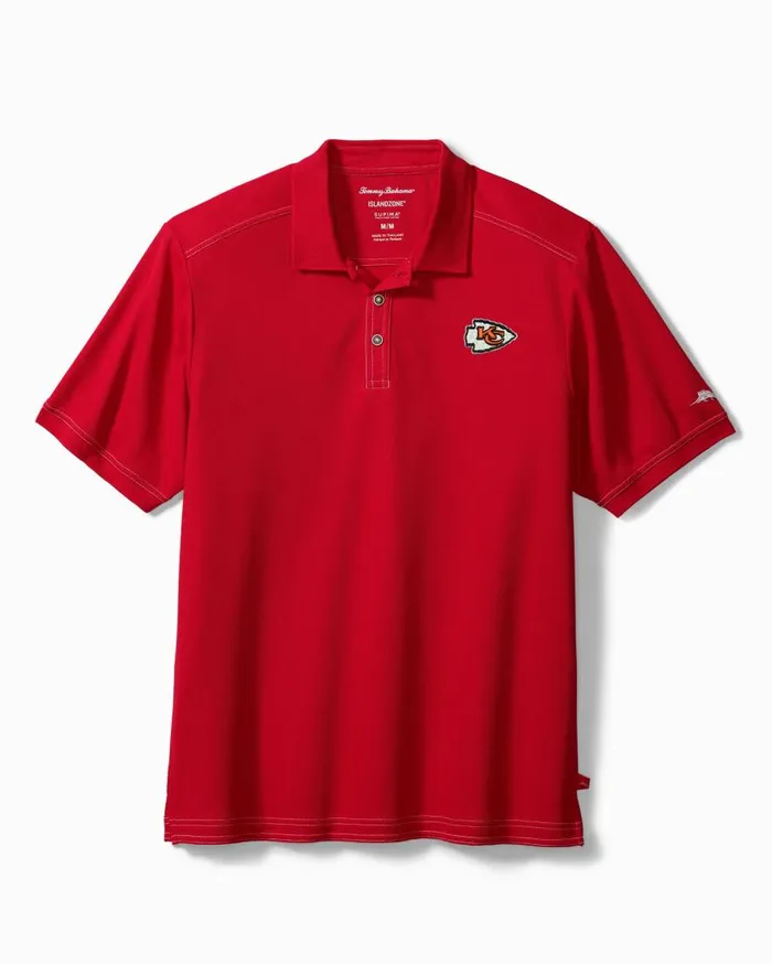 Tommy Bahama Shirts NFL Emfielder Polo Kansascitychiefs 8211 Men
