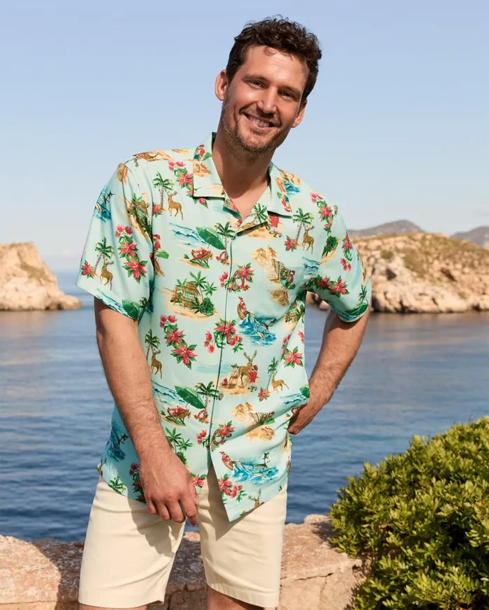 Tommy Bahama Shirts Santa Shores Silk Camp Shirt Light Sky 8211 Men Tommy Bahama Shirts Santa Shores Silk Camp Shirt Light Sky 8211 Men