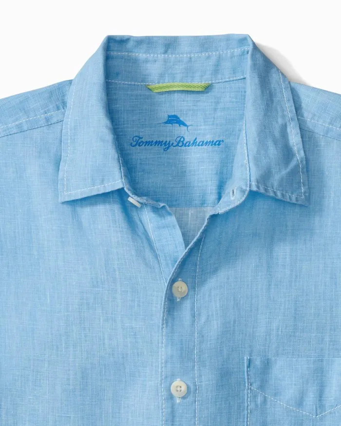 Tommy Bahama Shirts Sea Glass Breezer Linen Shirt Blue Yonder 8211 Men Tommy Bahama Shirts Sea Glass Breezer Linen Shirt Blue Yonder 8211 Men