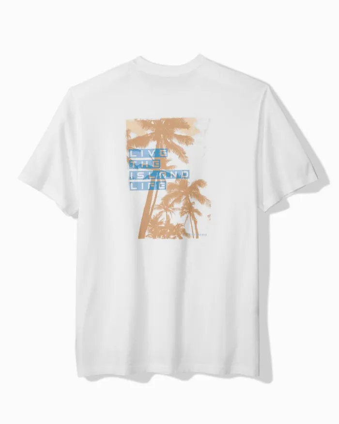 Tommy Bahama Shirts Vacation Shade Graphic TShirt White 8211 Men