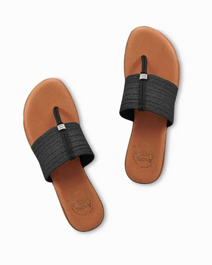 Tommy Bahama Shoes and Sandals Andr Assous Nice Stretch Raffia Featherweights Sandals Black 8211 Women Tommy Bahama Shoes and Sandals Andr Assous Nice Stretch Raffia Featherweights Sandals Black 8211 Women