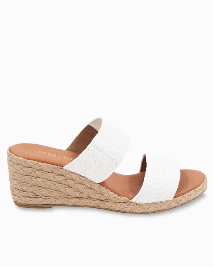Tommy Bahama Shoes and Sandals Andr Assous Nori Stretch Raffia Wedge Sandals White 8211 Women Tommy Bahama Shoes and Sandals Andr Assous Nori Stretch Raffia Wedge Sandals White 8211 Women