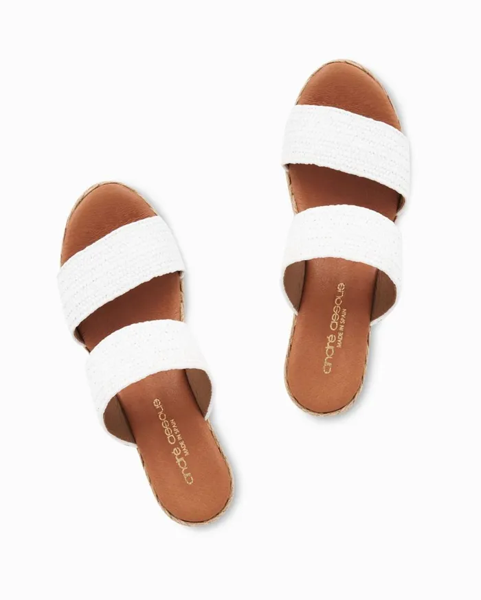 Tommy Bahama Shoes and Sandals Andr Assous Nori Stretch Raffia Wedge Sandals White 8211 Women Tommy Bahama Shoes and Sandals Andr Assous Nori Stretch Raffia Wedge Sandals White 8211 Women