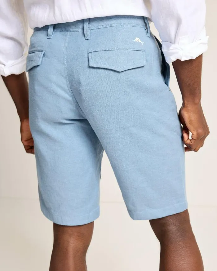 Tommy Bahama Shorts Beach Coast LinenBlend FlatFront 12Inch Shorts Port Side Blue 8211 Men Tommy Bahama Shorts Beach Coast LinenBlend FlatFront 12Inch Shorts Port Side Blue 8211 Men