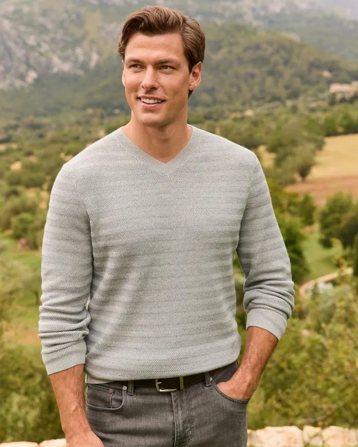 Tommy Bahama Sweaters Coolside Course IslandZone Sweater Grey Heather 8211 Men Tommy Bahama Sweaters Coolside Course IslandZone Sweater Grey Heather 8211 Men