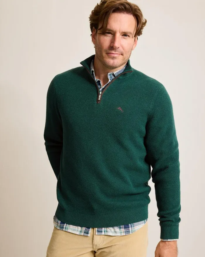 Tommy Bahama Sweaters Marlin Luxe HalfZip Sweater Seaway Heather 8211 Men Tommy Bahama Sweaters Marlin Luxe HalfZip Sweater Seaway Heather 8211 Men
