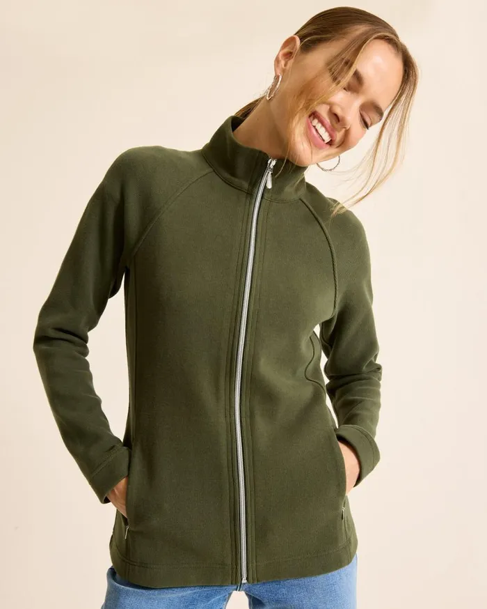 Tommy Bahama Sweatshirts Aruba FullZip Sweatshirt Banana Leaves 8211 Women Tommy Bahama Sweatshirts Aruba FullZip Sweatshirt Banana Leaves 8211 Women