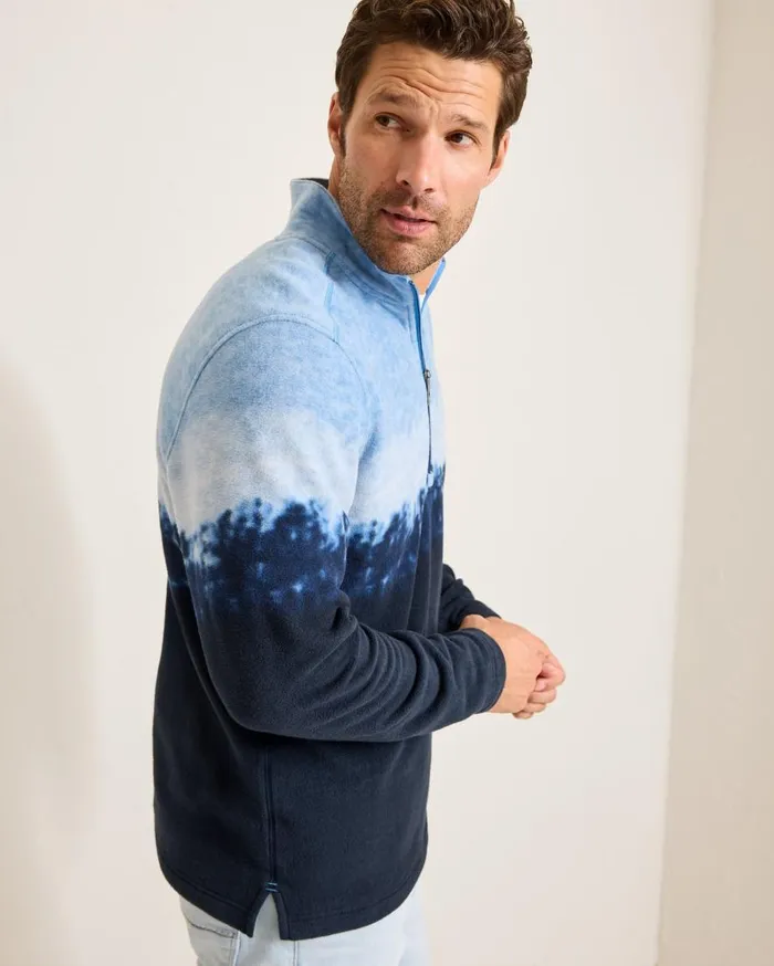 Tommy Bahama Sweatshirts Azul Tides Ombr HalfZip Sweatshirt Blues 8211 Men Tommy Bahama Sweatshirts Azul Tides Ombr HalfZip Sweatshirt Blues 8211 Men