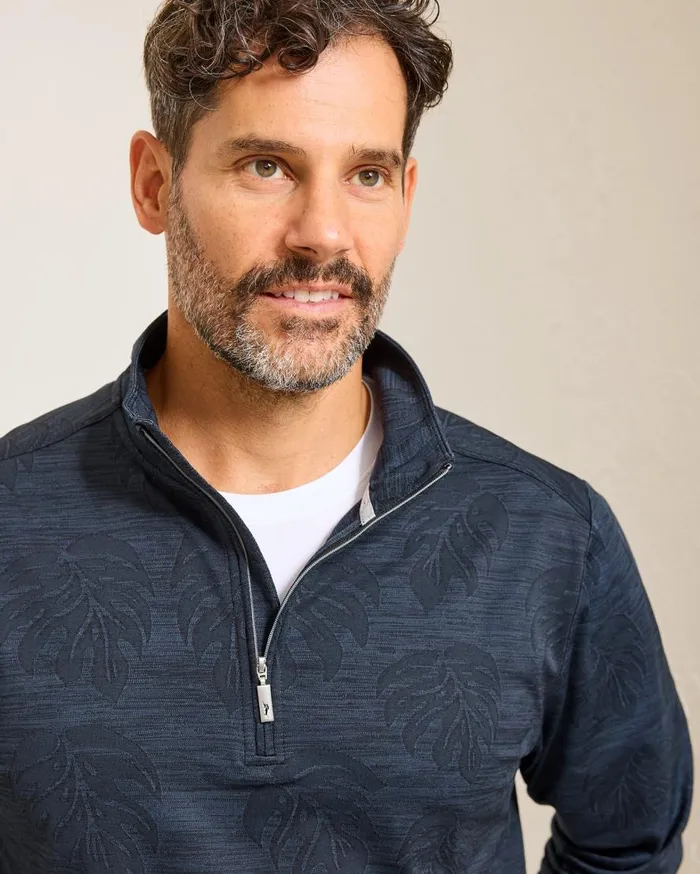 Tommy Bahama Sweatshirts Monstera Fade IslandZone HalfZip Sweatshirt Black 8211 Men Tommy Bahama Sweatshirts Monstera Fade IslandZone HalfZip Sweatshirt Black 8211 Men